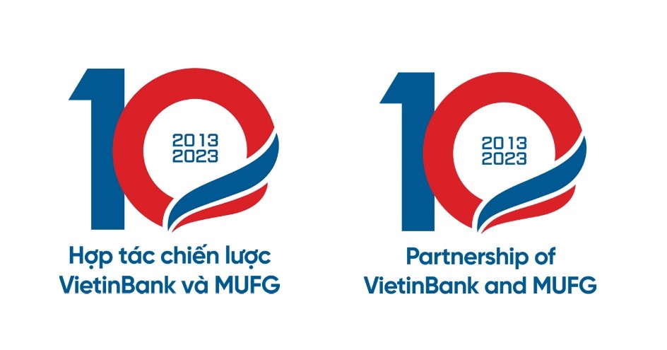 Logo 10 năm của VietinBank-MUFG được thiết kế như thế nào? 

