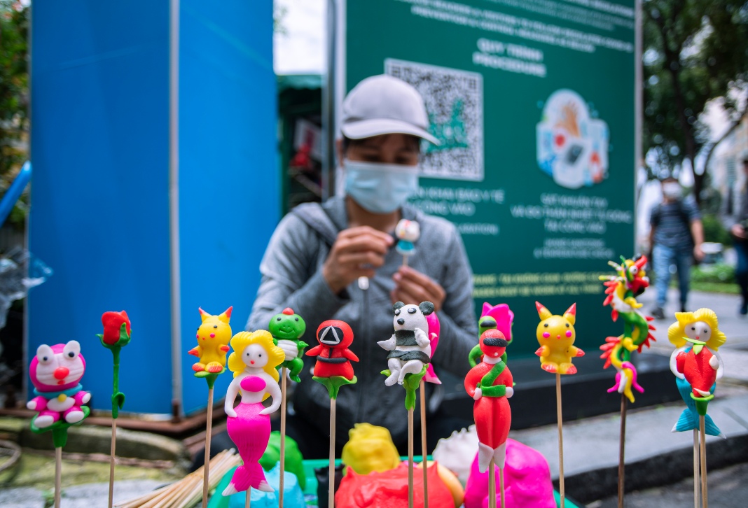 Figurine Jouet Est Jouet Traditionnel Pour Enfants Vietnam Qui Est