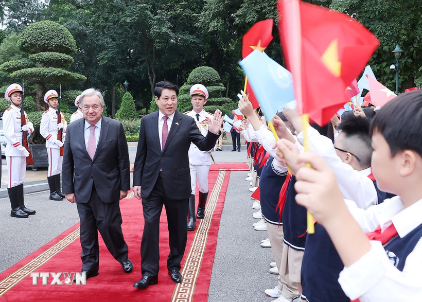 UN Secretary-General António Guterres begins official visit to Vietnam