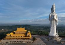Visiting Bodhisattva Statue in Quang Ngai